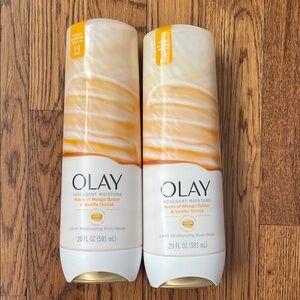 Olay Indulgent Moisture Women's Body Wash, Mango Butter & Vanilla Orchid